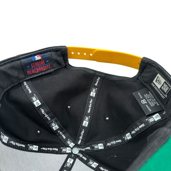 New Era 9FIFTY Pittsburgh Pirates Baseball Cap Men's Snapback Hat Retro White - Picture 6 of 8